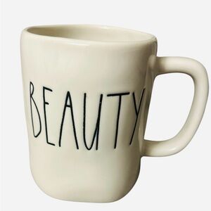 Rae Dunn “BEAUTY” Ceramic Coffee Mug – 24 oz